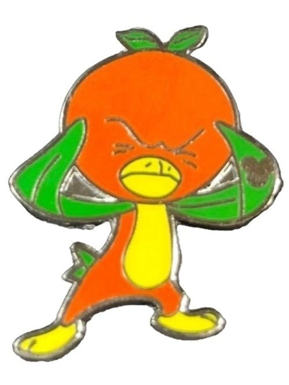 Disney Orange Juice Bird Trading Pin Hidden Mickey Epcot Mascot Angry Brooch Pin